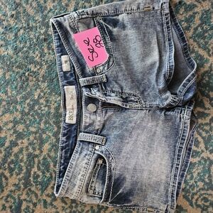 BKE Women's Blue Denim Shorts